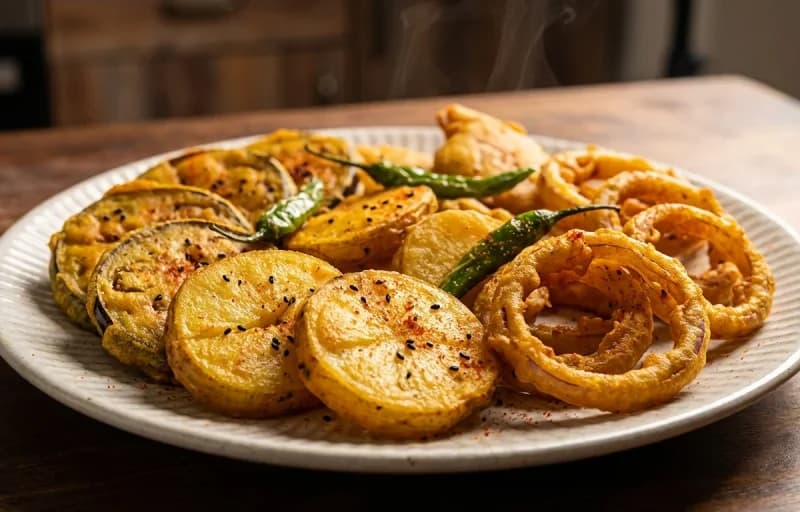 Bengali Telebhaja with Jhal Muri - Recipe 1