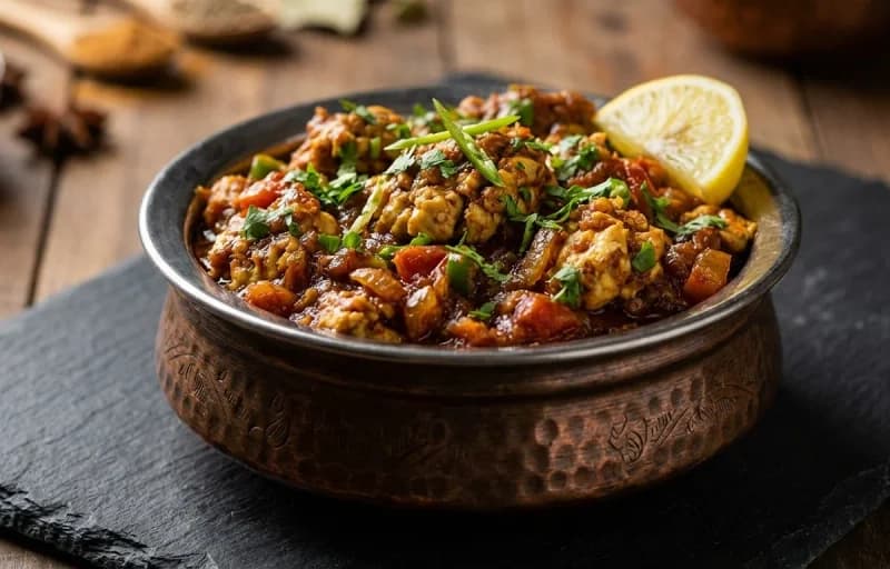 Bheja Masala Fry with Ladi Pav - Recipe 1