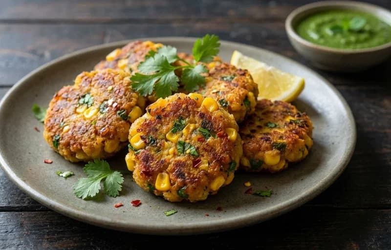 Bhutteyan Da Kebab with Pudhina Chutney - Recipe 1