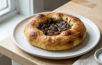 Bialys with Onion Filling