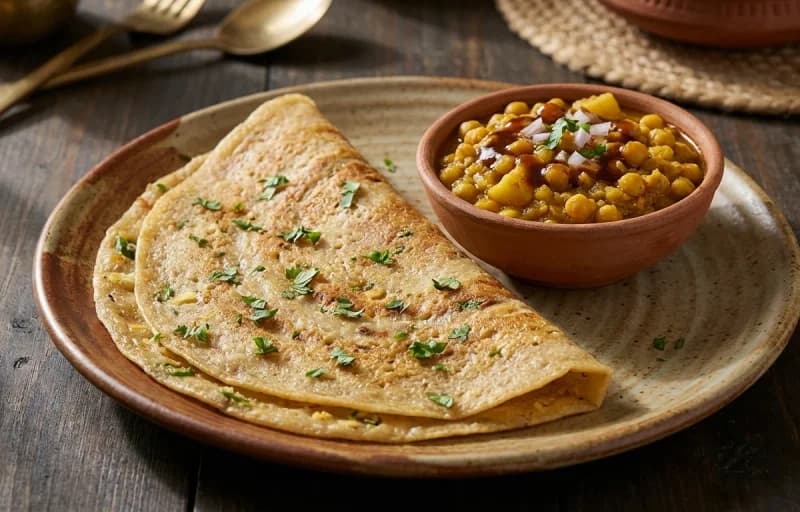 Biri Chakuli Pitha with Chicken Keema Curry - Recipe 1