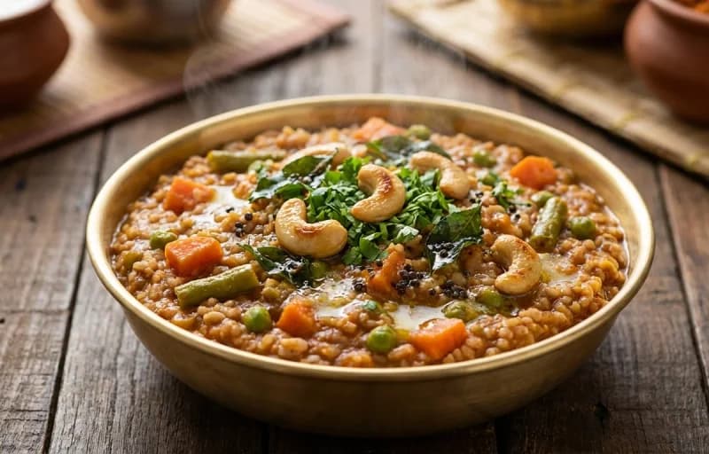 Egg Fry with Bisi Bele Bath - Recipe 2