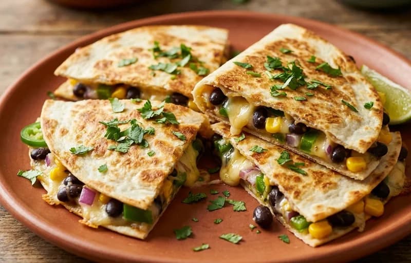 Black Bean and Corn Quesadilla