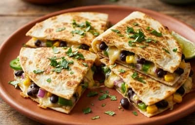 Black Bean and Corn Quesadilla