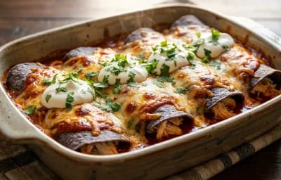 Blue Corn Chicken Enchiladas