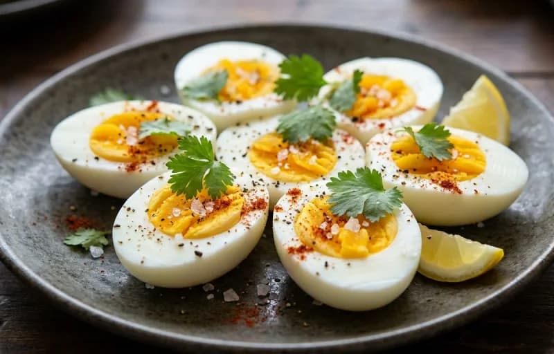 Boiled Egg with Masala Chai - Recipe 1