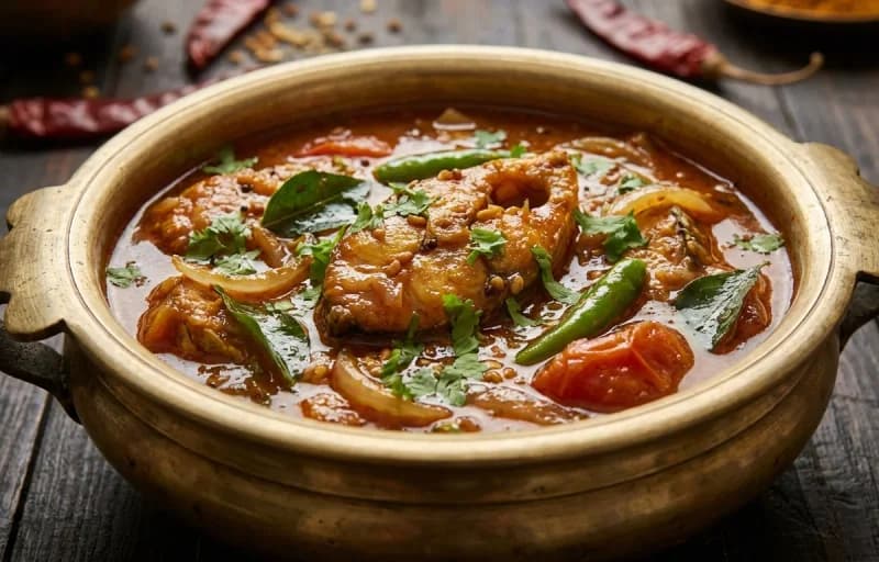 Bommidala Pulusu with Steamed Basmati Rice - Recipe 1