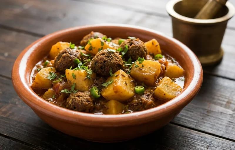 Aloo Bori with Anda Bhurji - Recipe 1