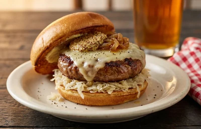 Anda Bhurji, Bratwurst Patties and Rye Toast with Butter - Recipe 2