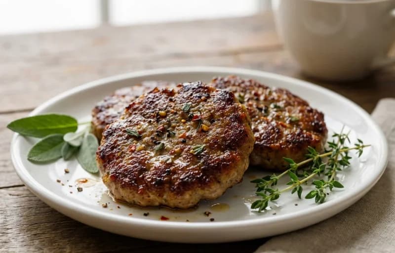 Buttermilk Pancakes, Breakfast Sausage Patties, Anda Bhurji and Filter Coffee - Recipe 2