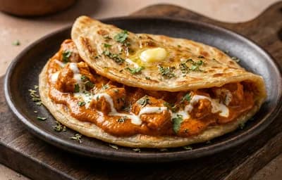 Butter Chicken Paratha