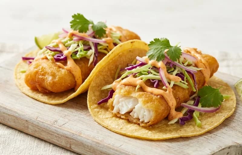 California Fish Tacos, Cilantro Lime Slaw and Corn Tortillas - Recipe 1