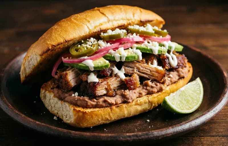 Carnitas Torta
