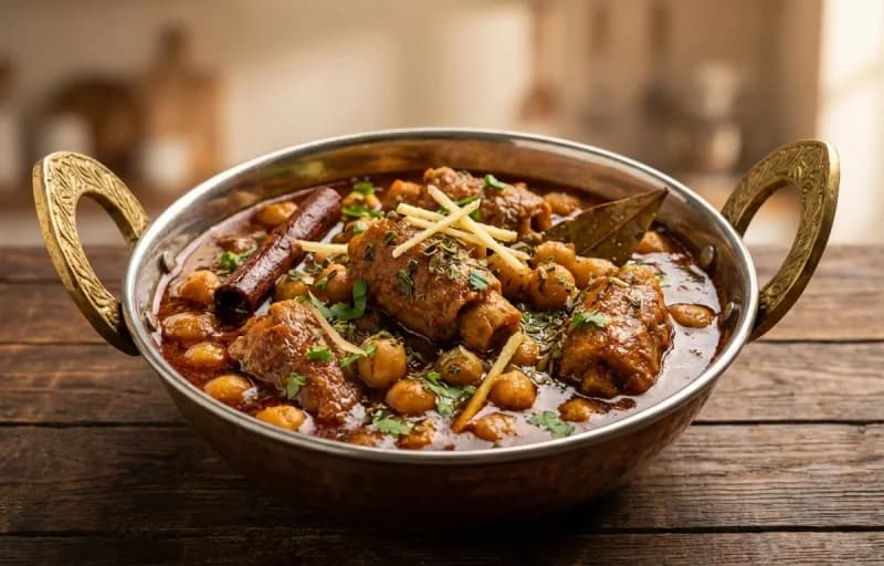 Chaap Chola with Phulka - Recipe 1