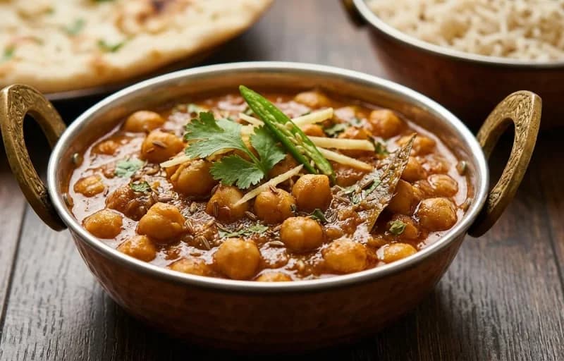 Masala Puri Chaat with Chana Masala - Recipe 2