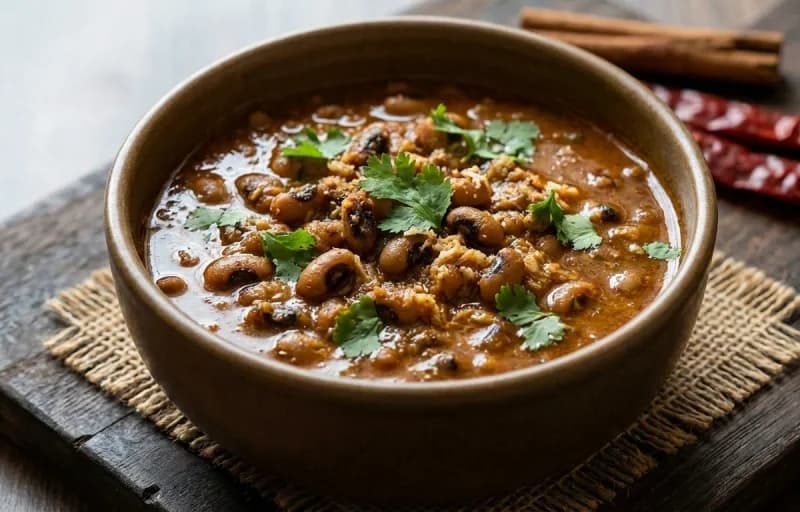 Chawli Tonak, Ladi Pav and Masala Omelette - Recipe 1