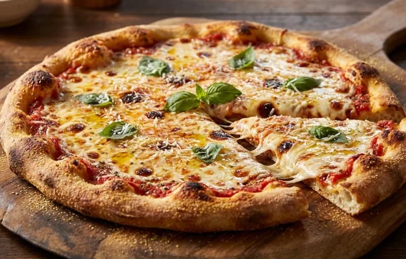 Cheese Pizza with Side Salad - Recipe 1