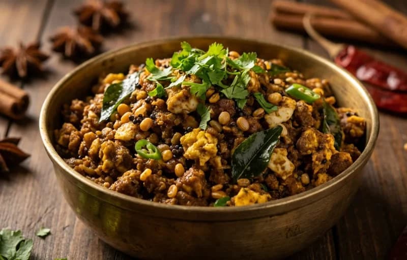 Lemon Sevai with Chettinad Egg Poriyal - Recipe 2