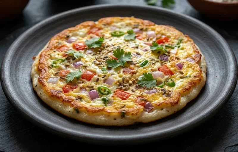 Chettinad Egg Uthappam