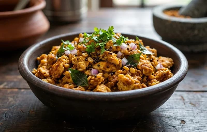 Chettinad Scrambled Eggs