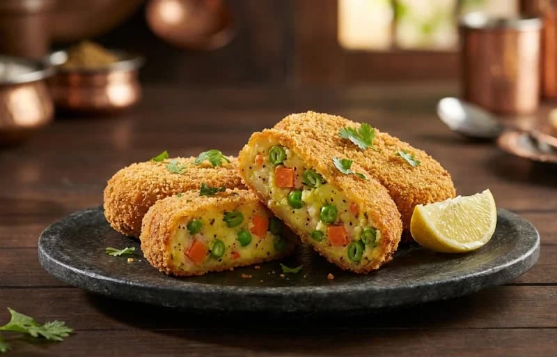 Chettinad Vegetable Cutlet
