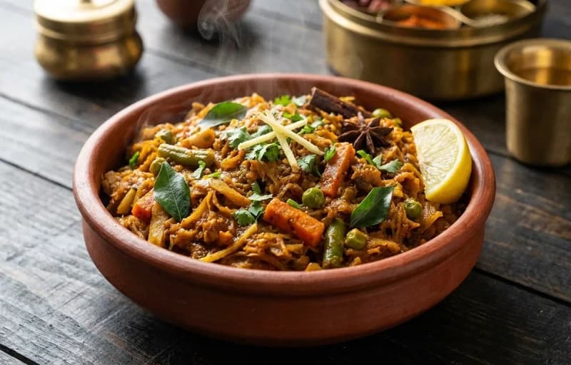 Chettinad Vegetable Kothu Parotta