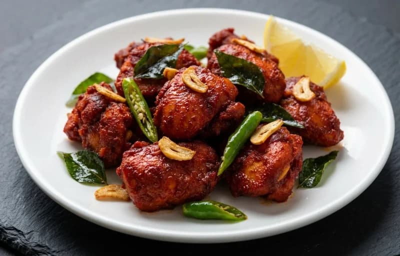 Chicken 65 with Lemon Rice - Recipe 1