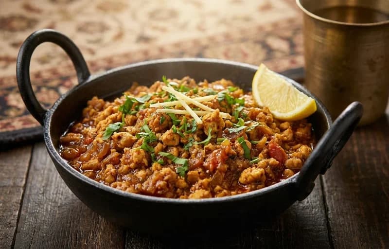 Chicken Bhurji with Ladi Pav - Recipe 1