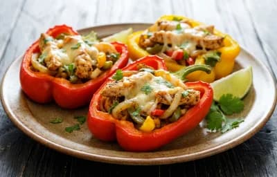 Chicken Fajita Stuffed Peppers