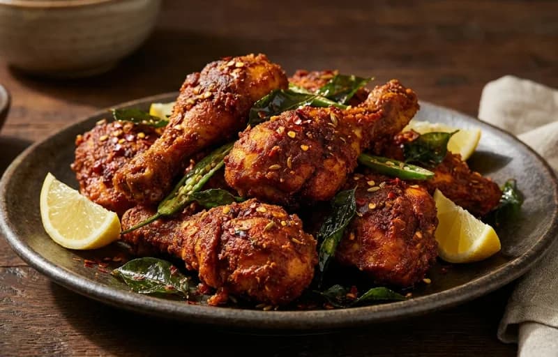 Parotta with Chicken Fry - Recipe 2