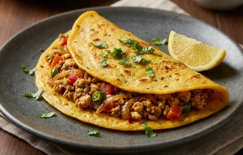 Chicken Keema Cheela