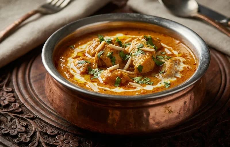 Chicken Pasanda with Warqi Paratha - Recipe 1