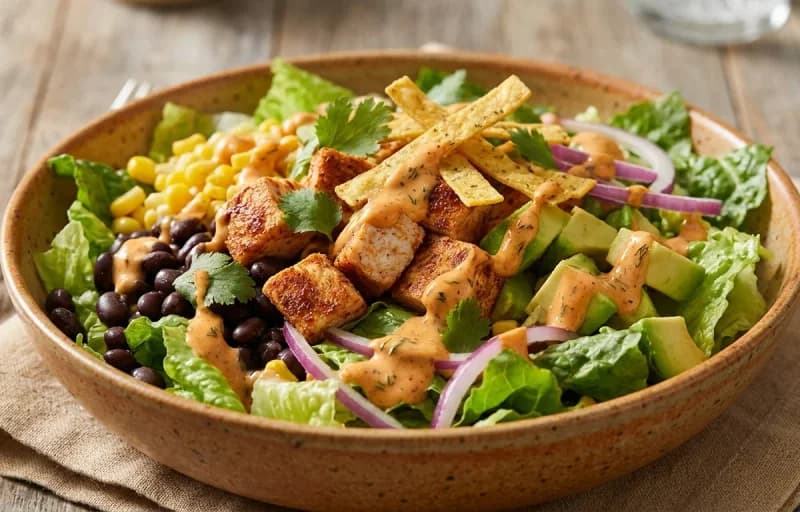 Chicken Salad with Chipotle Ranch