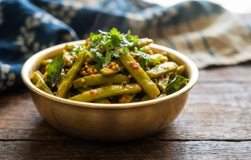 Chikkudukaya Kura with Jonna Rotte - Recipe 1