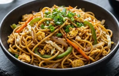 Chilli Garlic Egg Noodles