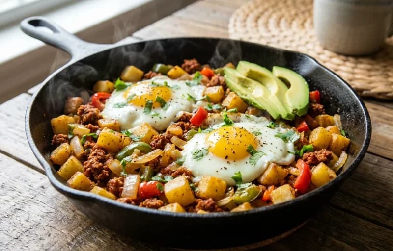Chorizo and Potato Hash