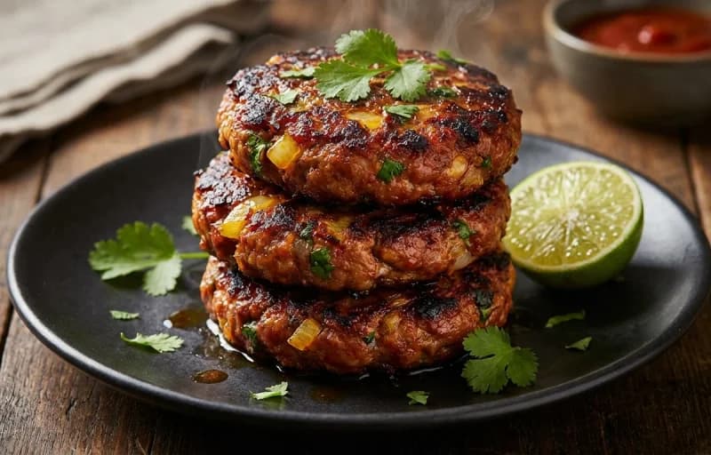 Green Chile Cornbread Benedict, Chorizo Patties and Home Fries - Recipe 2