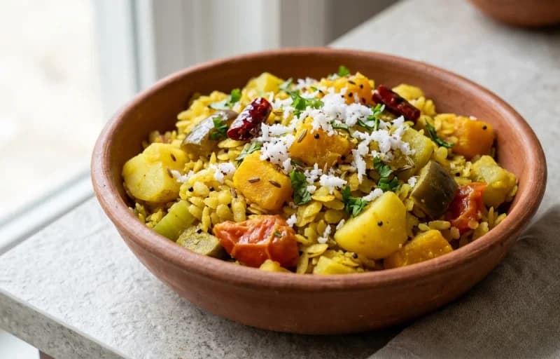 Chuda Santula with Macha Bhaja - Recipe 1