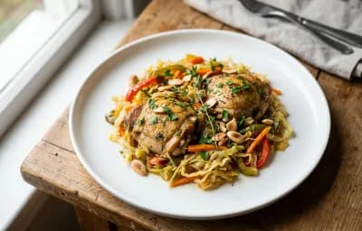 One-Pot Chicken and Cabbage Skillet