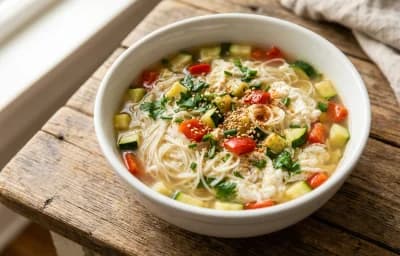 One-Pot Egg White Noodle Bowl