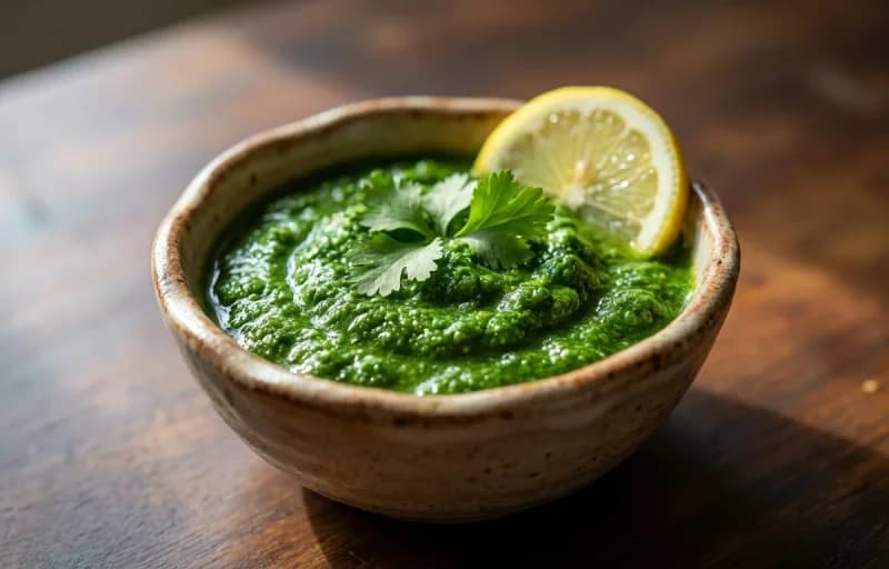 Egg Paniyaram with Coriander Chutney - Recipe 2