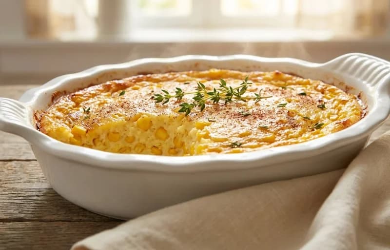 Grilled Chicken Breast, Corn Pudding and Steamed Asparagus - Recipe 2