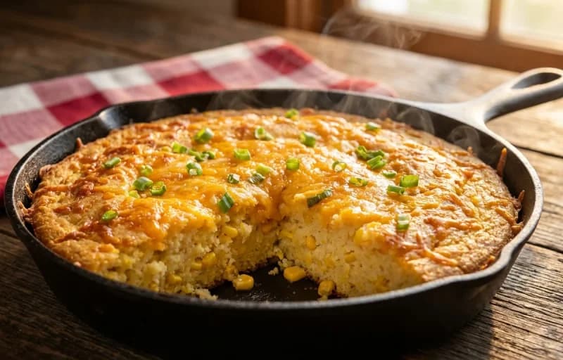 Beef Tamale Pie, Cornbread Casserole and Side Salad - Recipe 2