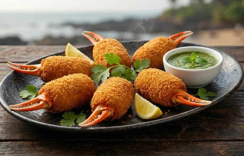 Crab Lollipops