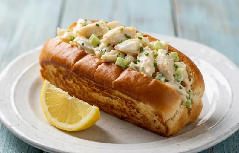 Crab Roll, Potato Chips and Mango Pickle - Recipe 1