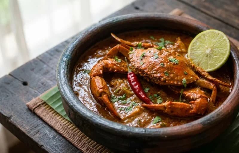 Crab Xec Xec with Steamed Basmati Rice - Recipe 1