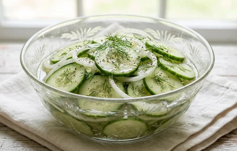 Cucumber and Onion Salad