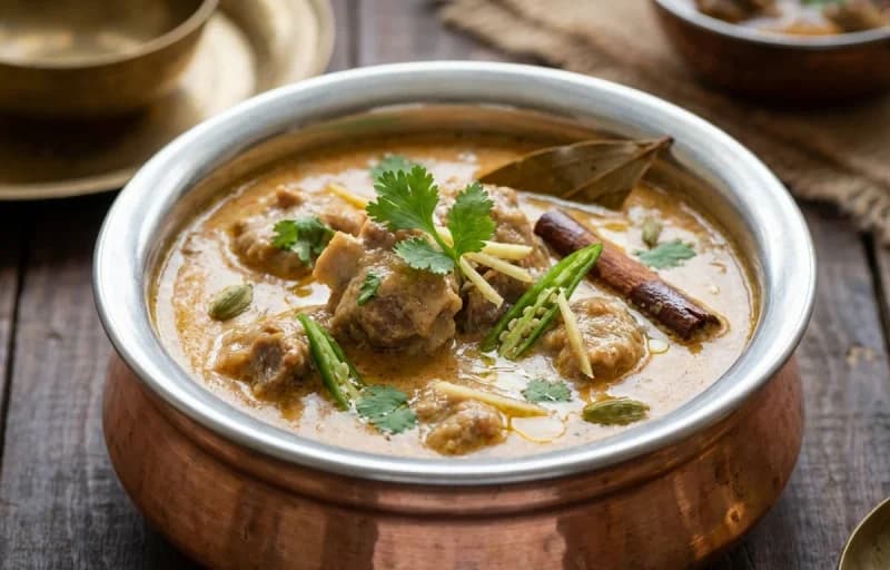 Dahi Gosht with Tandoori Roti - Recipe 1