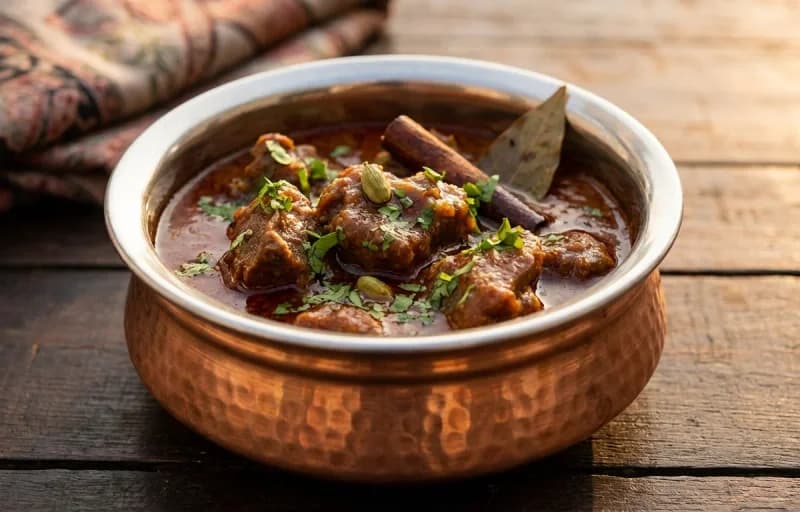 Dhaas Gosht, Phulka and Kachumber Salad - Recipe 1