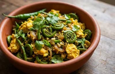 Dhekia Xaak with Egg